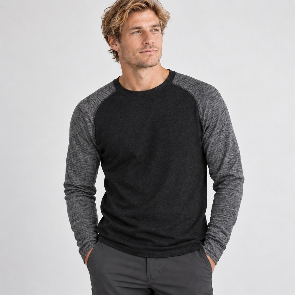 Smartwool Merino Wool Raglan Base Layer Sweater Gorpcore Minimalist XL